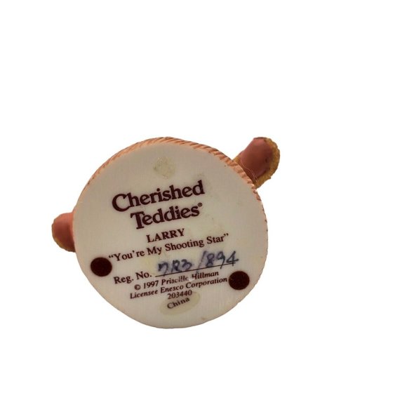 Cherished Teddies 1007 Larry "You're My Shooting‎ Star" 203440 Basket Ball Bear - Picture 5 of 6